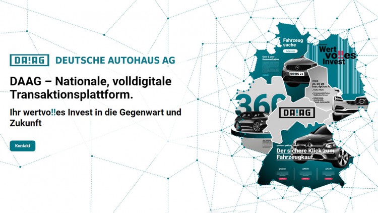 Online-Vertrieb: Deutsche Autohaus AG startet neue digitale Transaktionsplattform